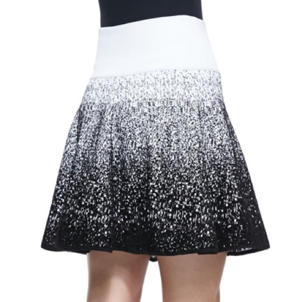 ALC Black & White Mini Skirt